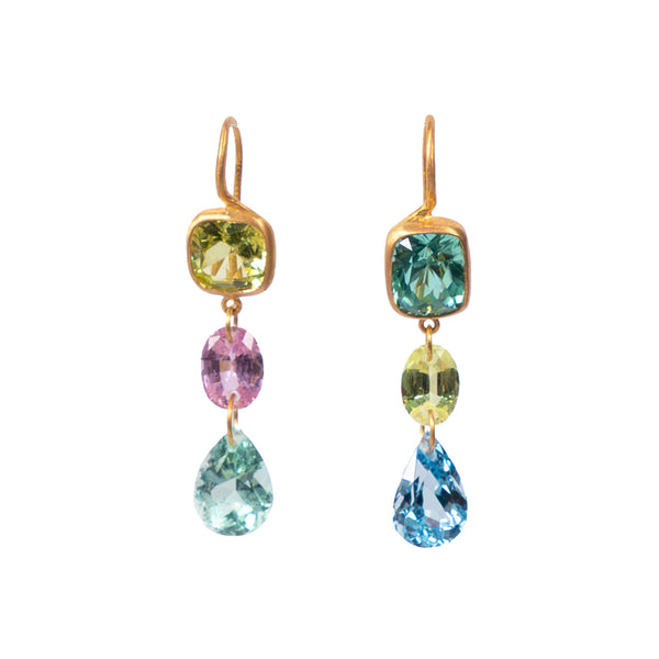 Multi-Colored Elizabeth T. Earrings