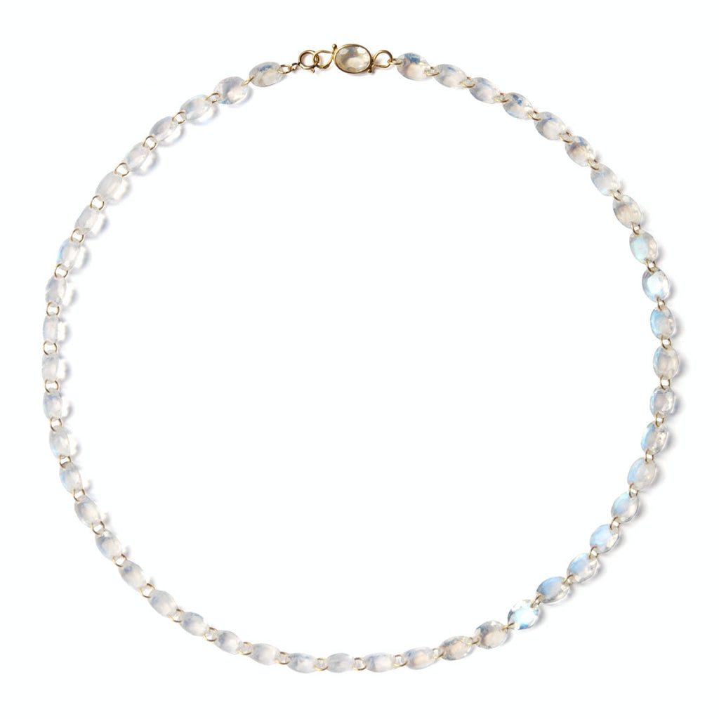 Rainbow Moonstone Lady Like Necklace – Marie-Helene de Taillac - US