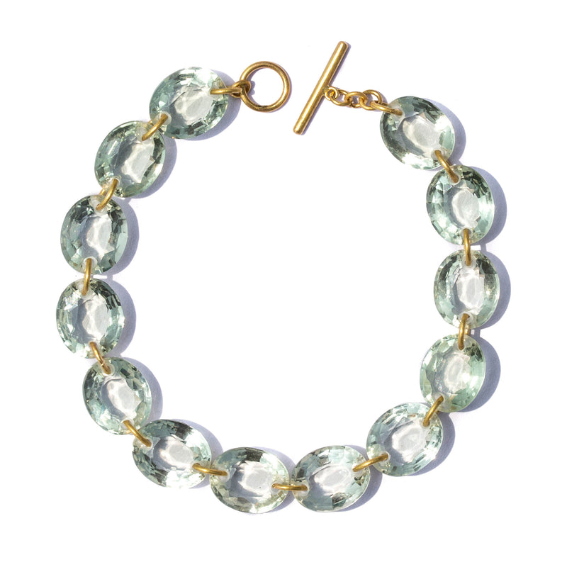 Green Quartz Lady Like Bracelet