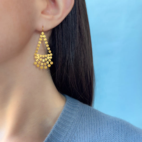 Small Dancing Sequins Earrings