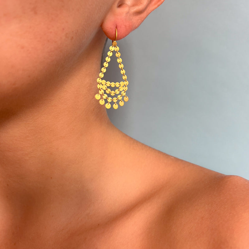 Small Dancing Sequins Earrings