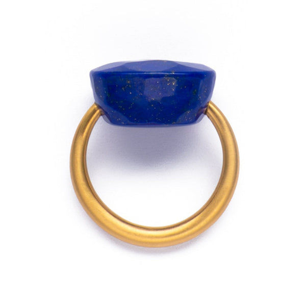 Lapis Lazuli Cabochon Ring
