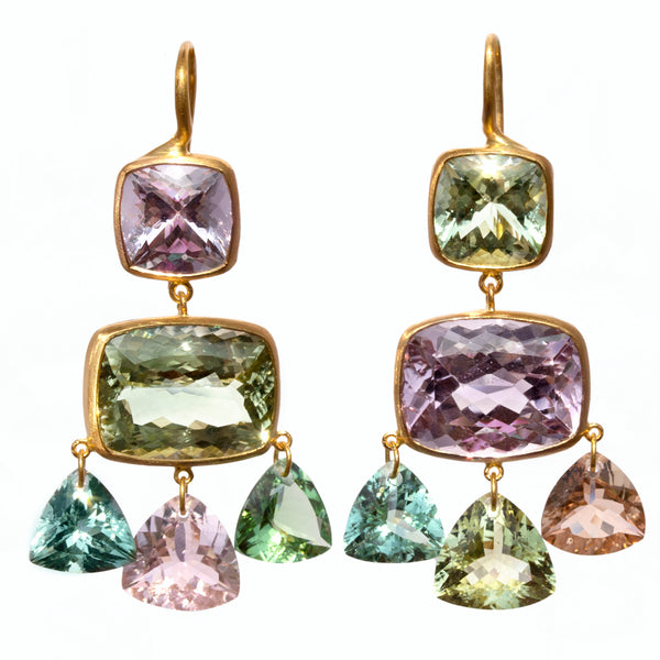 Multi-colored Gabrielle D'Estrées Earrings
