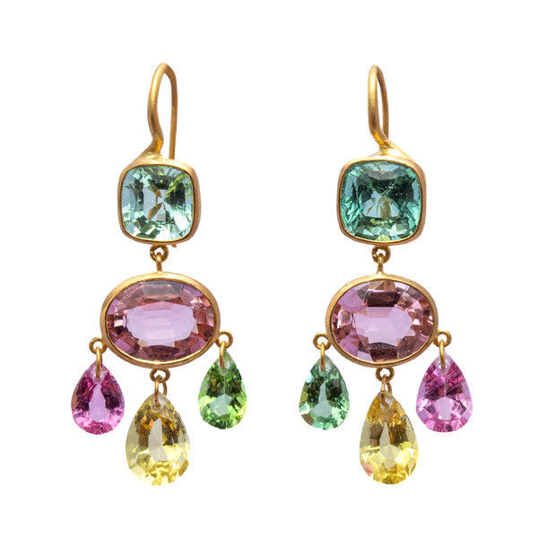 Multicolored Small Gabrielle D'Estrées Earrings