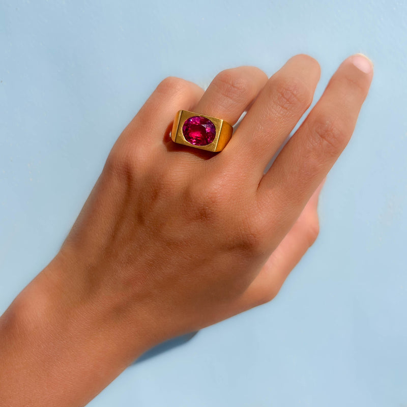 Rubellite Marlene D. Ring