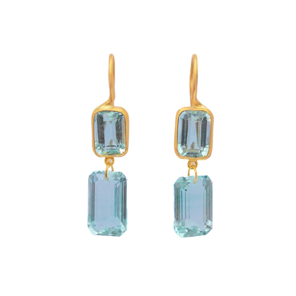 Green Beryl Incandescence Earrings