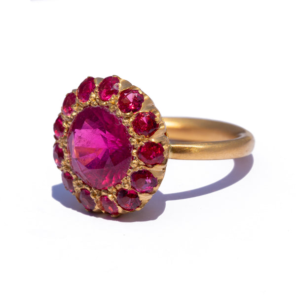 Pink Tourmaline & Pink Spinel Princess D. Ring