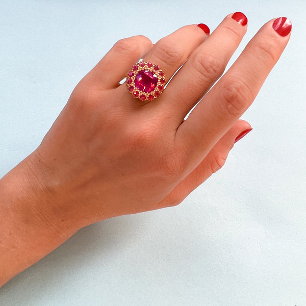 Rubellite & Spinel Princess D. Ring