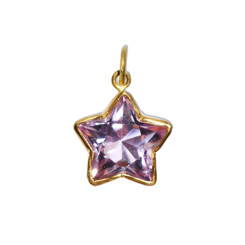 Amethyst Cassiopeia Charm