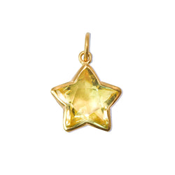 Lemon Quartz Cassiopeia Charm