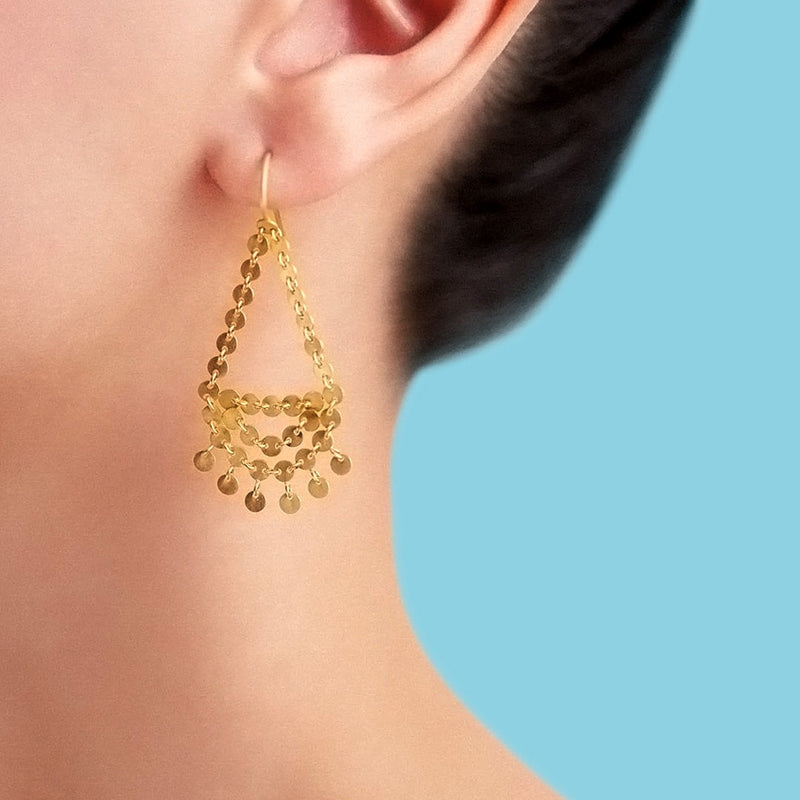 Small Dancing Sequins Earrings