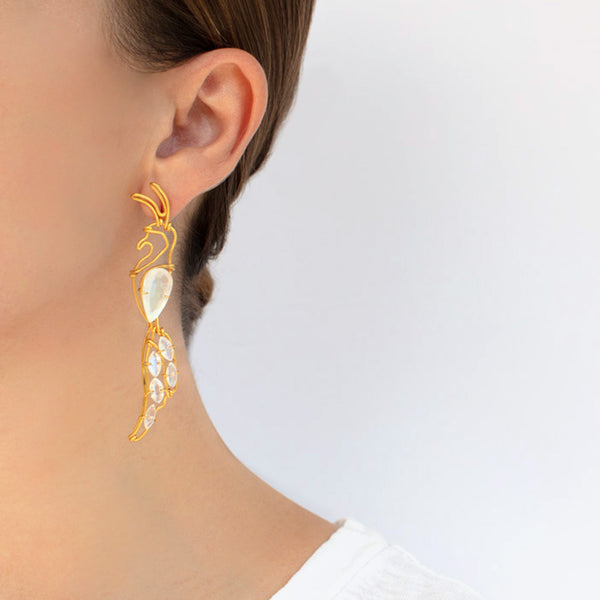Cockatoo Earrings