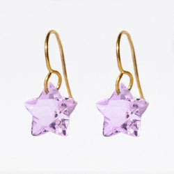 Small Dangling Amethyst Wonder Earrings