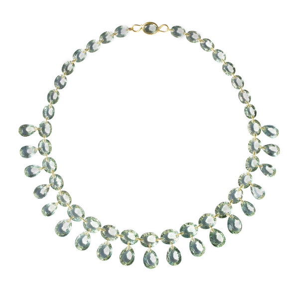 Green Quartz Small Dauphine Necklace