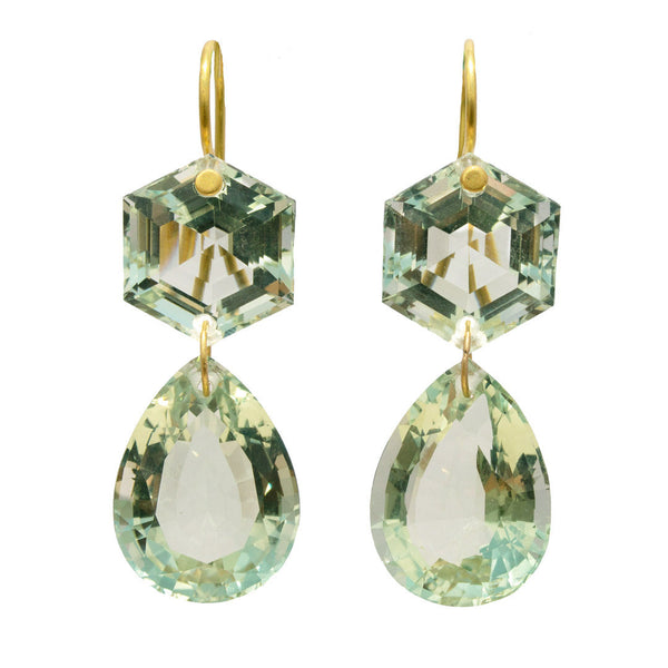 Earrings-green-quartz-22k-yellow-gold-womens-jewlery-Marie-helene-de-Taillac