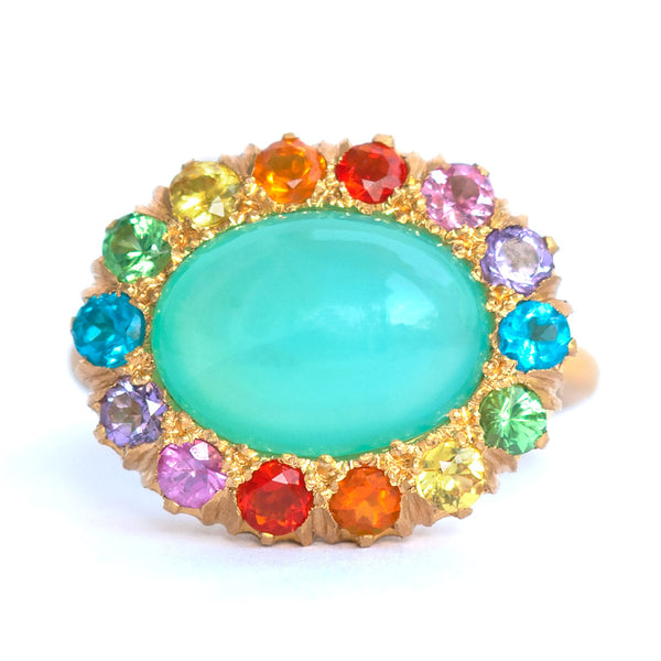 Blue Opal Princess D. Ring