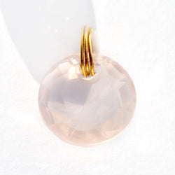 Rose Quartz  Brilliant Pendant