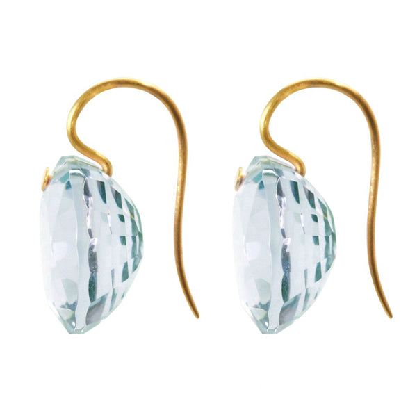 Green Quartz Brilliant Earrings