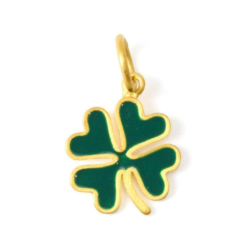 Enamel Clover Charm