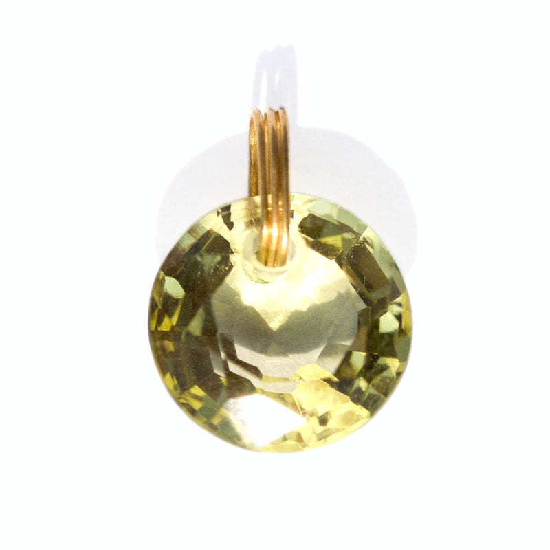 Lemon Quartz Brilliant Pendant