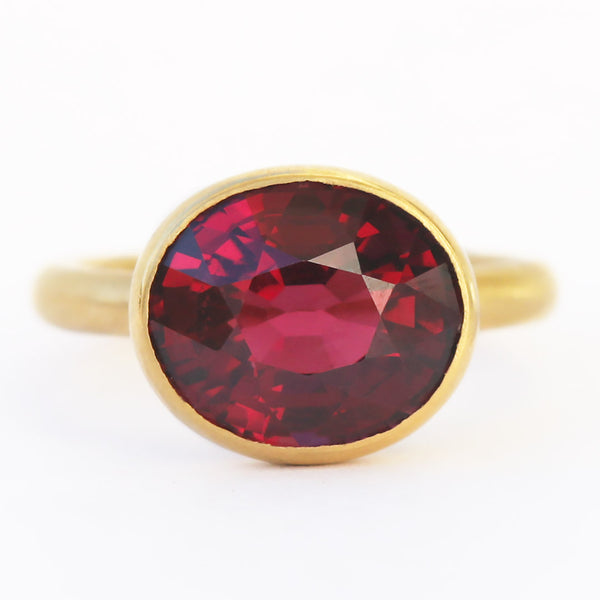 Garnet Princess Ring