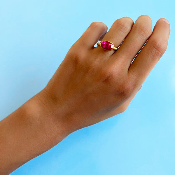 Rubellite Princess Ring