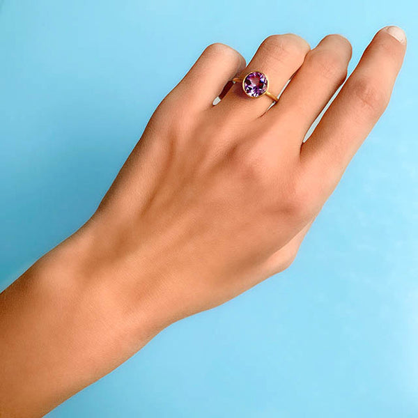 Amethyst Miniature Princess Ring