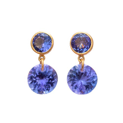 Tanzanite Extra Small Incandescent Studs