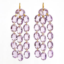 Amethyst Waterfall Earrings